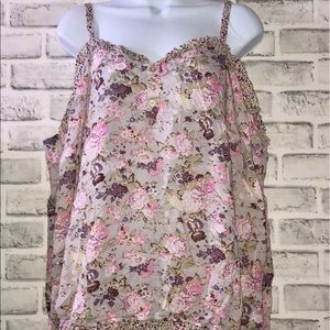 🦋Pure Energy Floral Spaghetti Strap Shirt